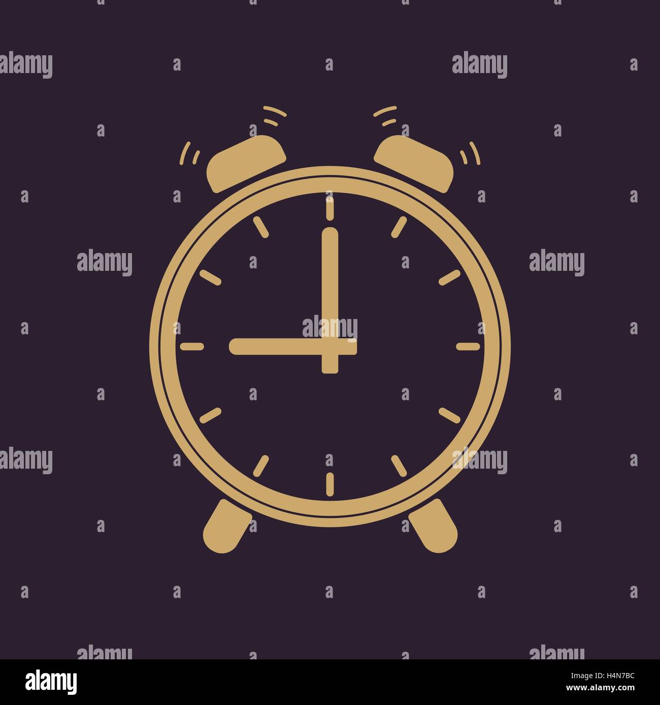 The Alarm clock icon Stock Vector Image & Art Alamy