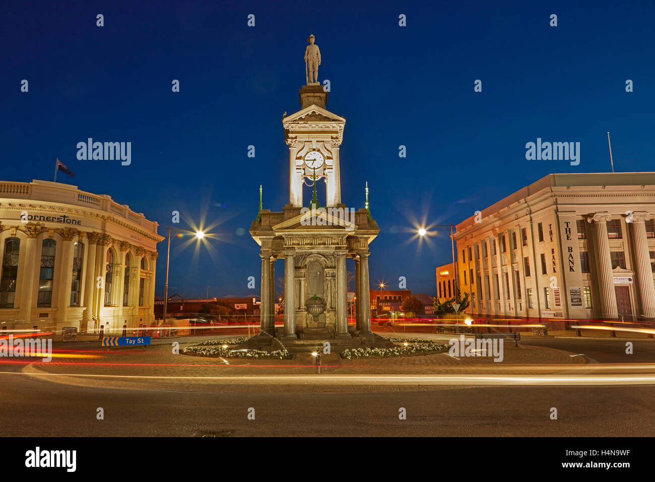 South African War memorial, Invercargill, Southland, South Island, New Zealand Stock Photo