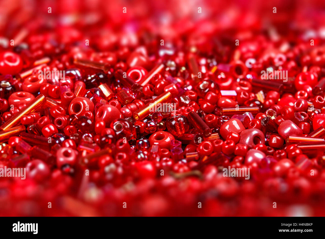 Red pearl beads discount