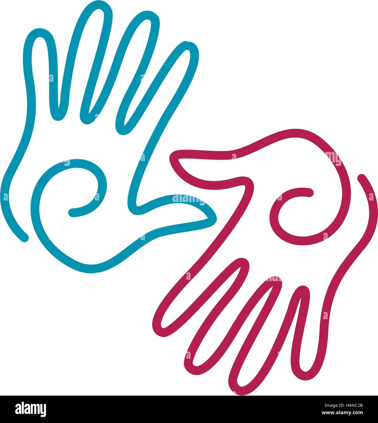 Hand Care Logo Template vector icon Business Stock Vector Image & Art ...