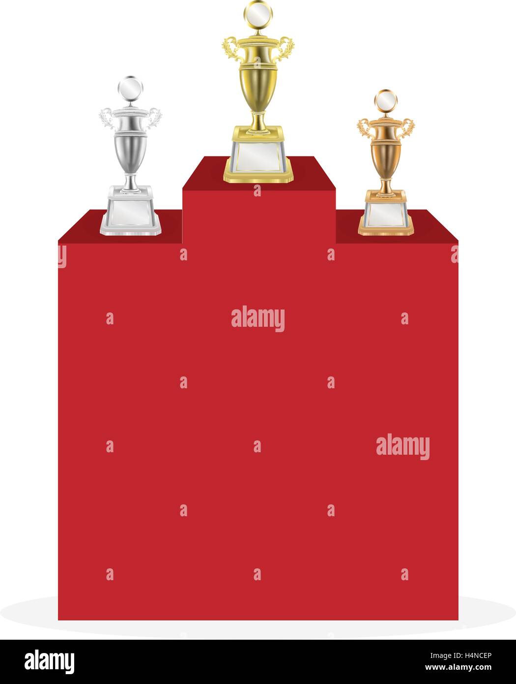 Gold silver bronze trophy Stock Vector Image & Art - Alamy