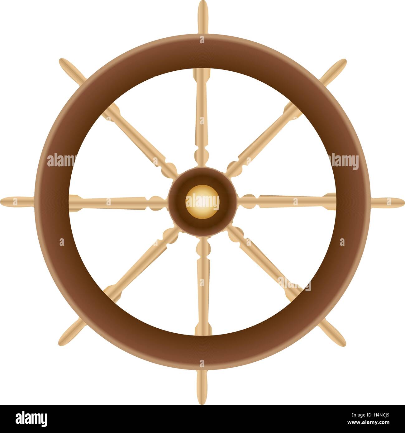 Clipart Ship Steering Wheel