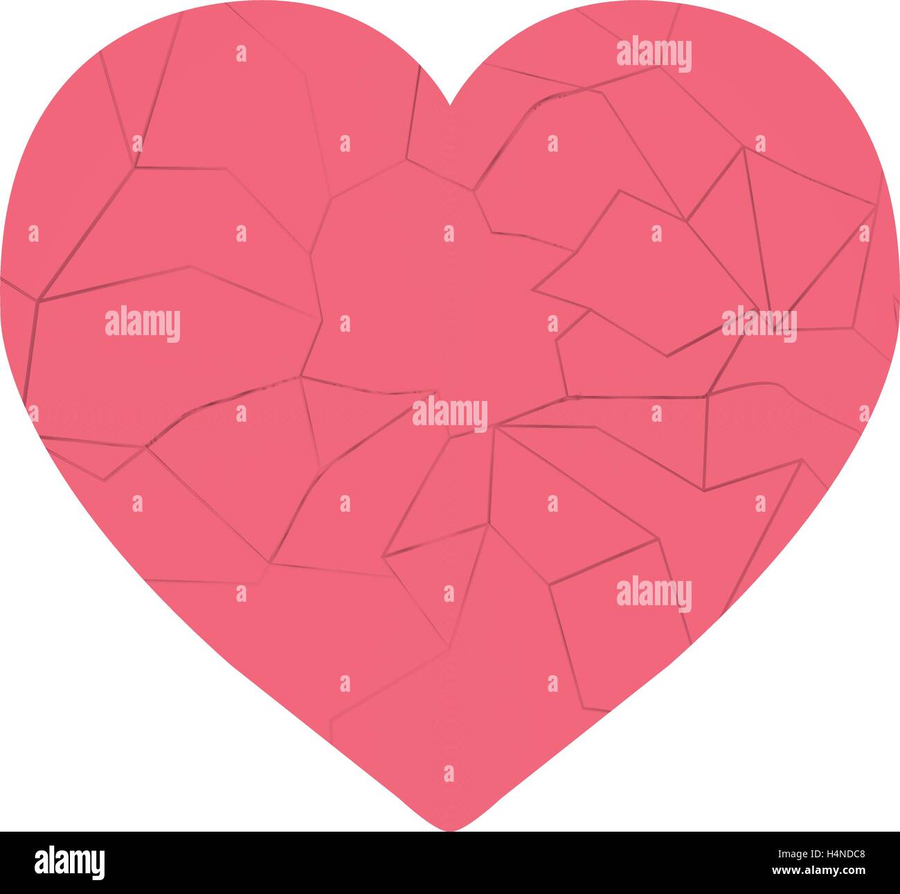 a broken heart Stock Vector Image & Art - Alamy
