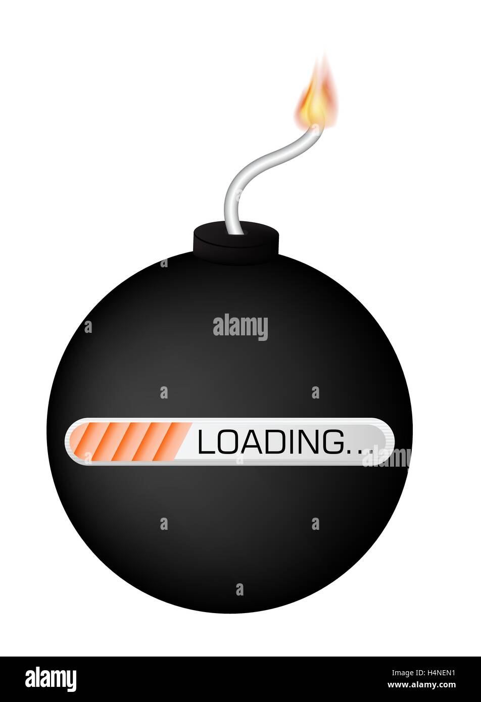time bomb loading Stock Vector