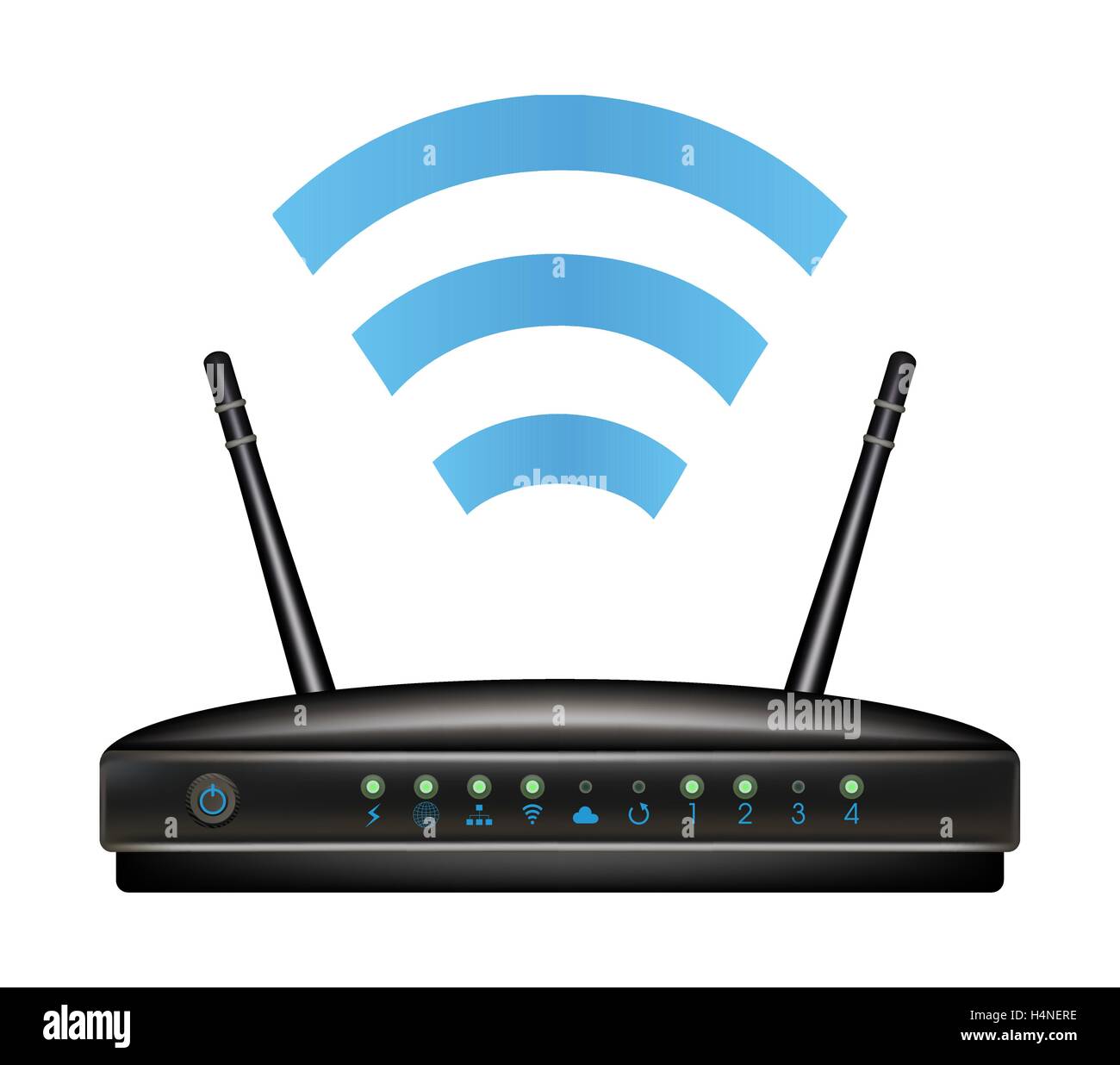 wireless ethernet modem router Stock Vector Image & Art - Alamy