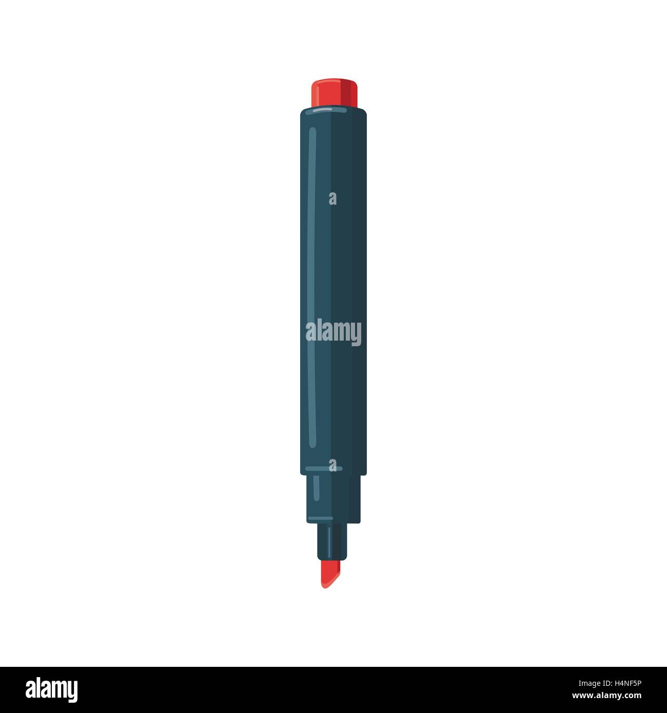 Red marker icon, cartoon style Stock Vector Image & Art - Alamy