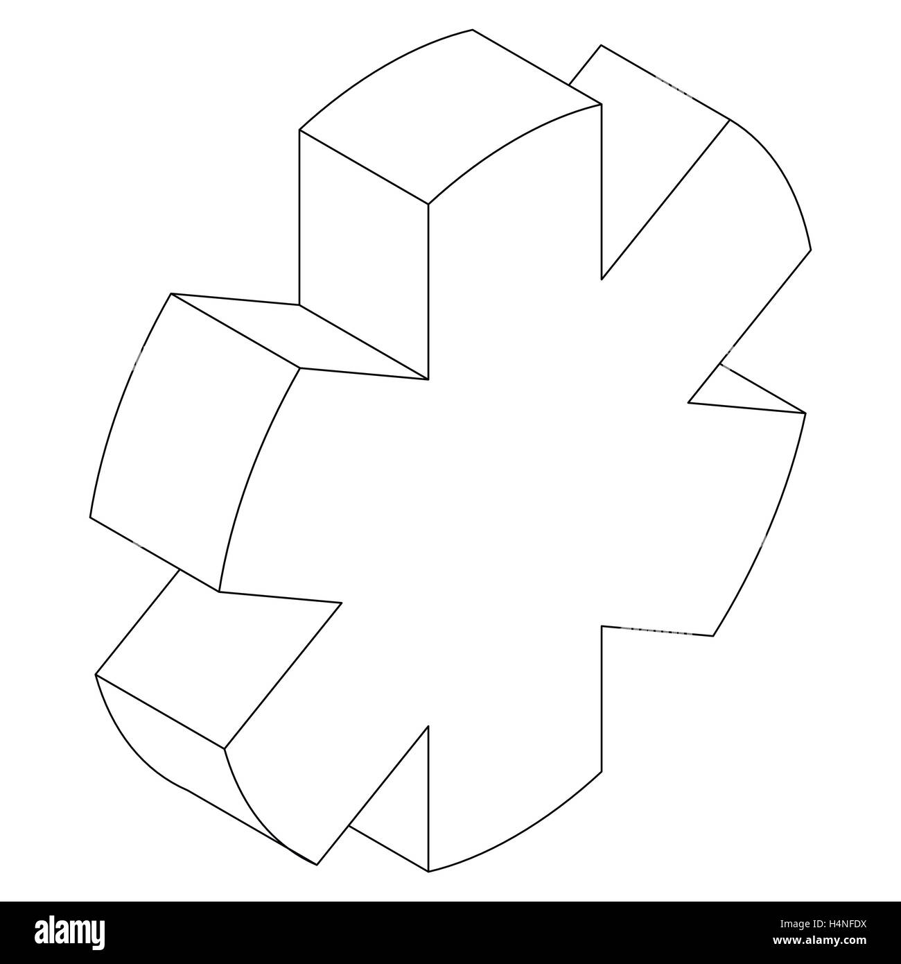 Emergency icon, isometric 3d style Stock Vector Image & Art - Alamy