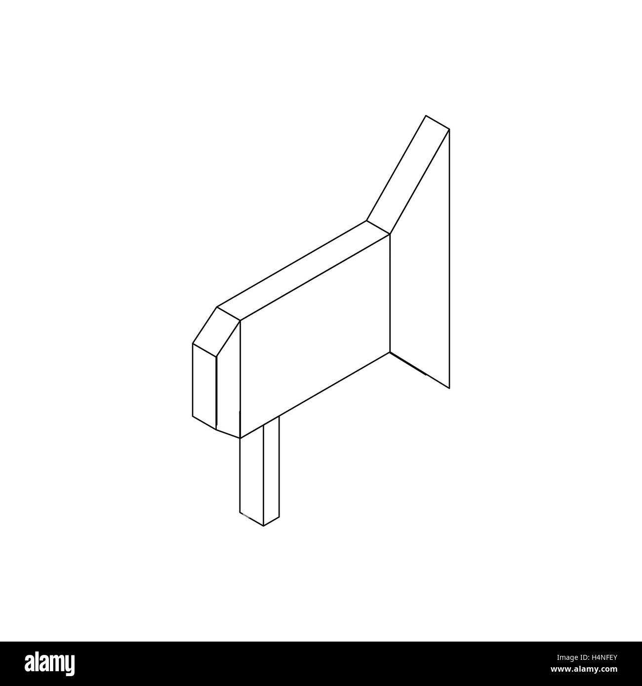 Megaphone icon, isometric 3d style Stock Vector Image & Art - Alamy