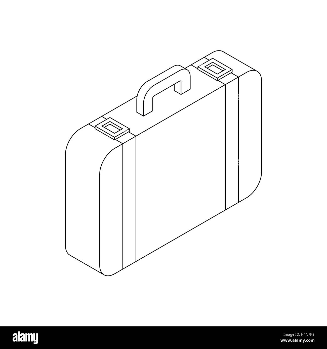 Luggage icon, isometric 3d style Stock Vector Image & Art - Alamy