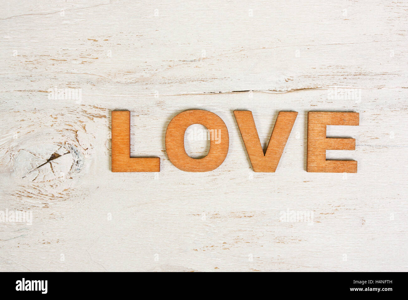 Word Love Wooden Letters Lying Diagonally Stock Photo 2245729337