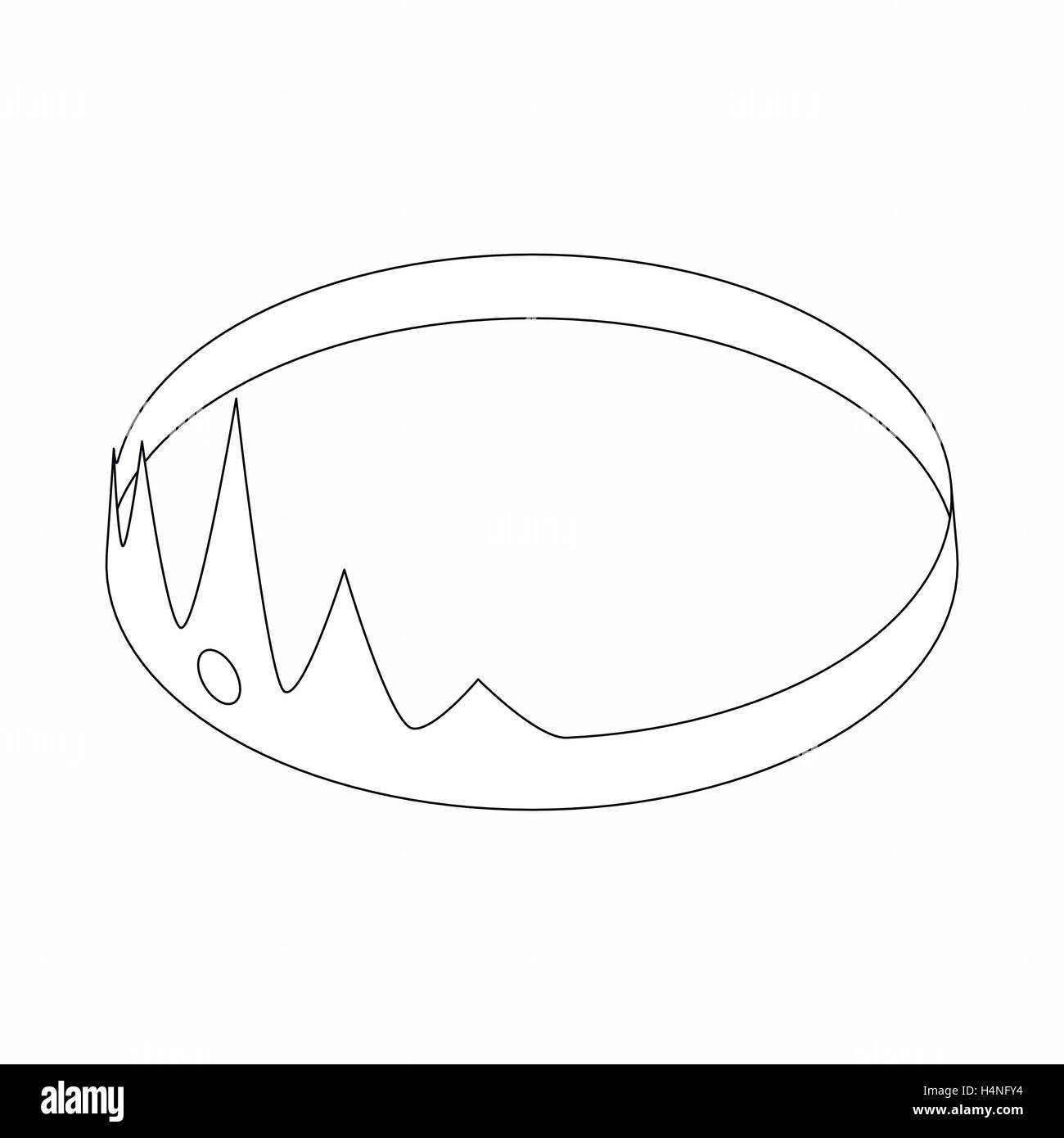 Crown icon, isometric 3d style Stock Vector Image & Art - Alamy