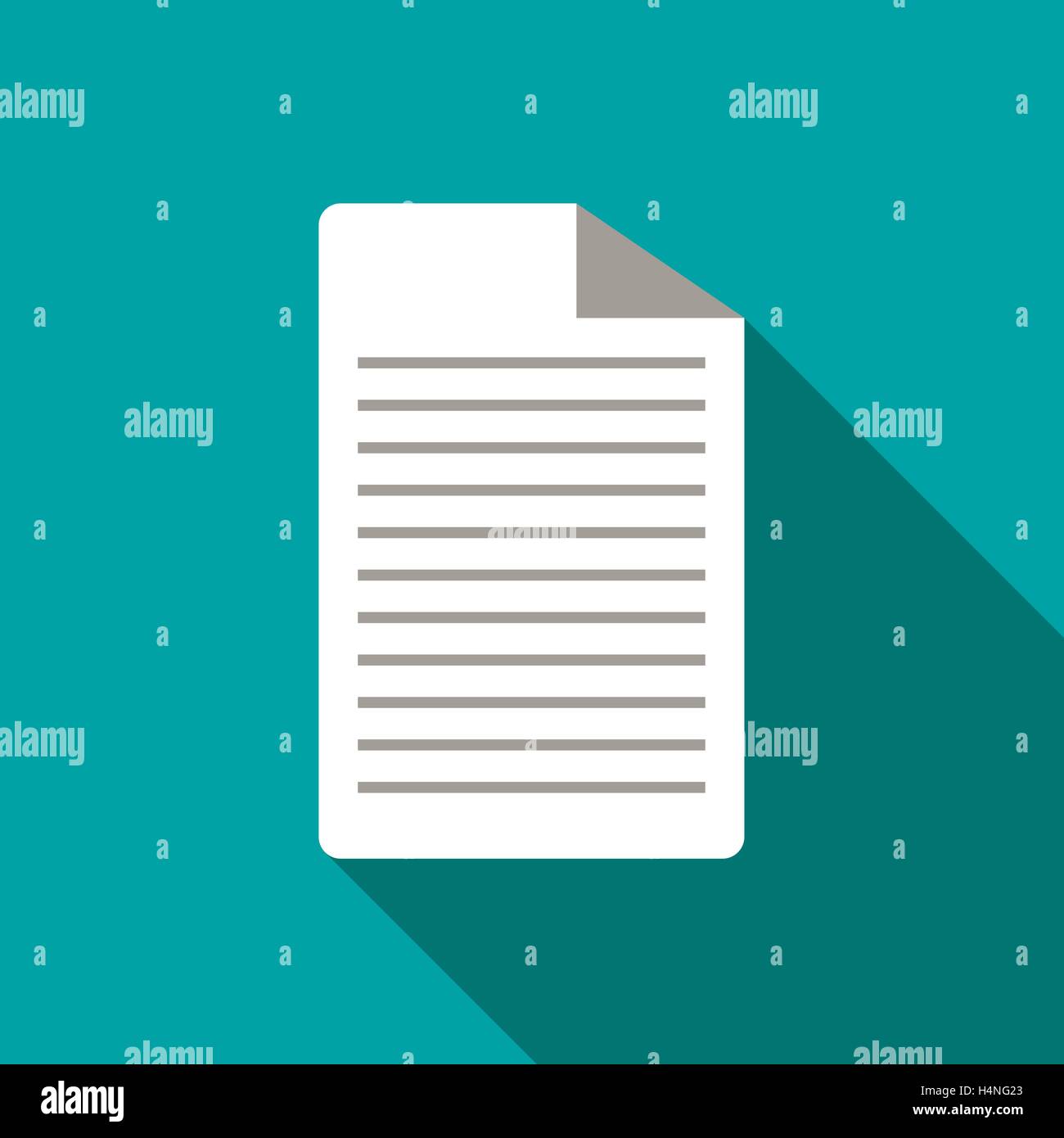 Lined paper icon, flat style Stock Vector Image & Art Alamy