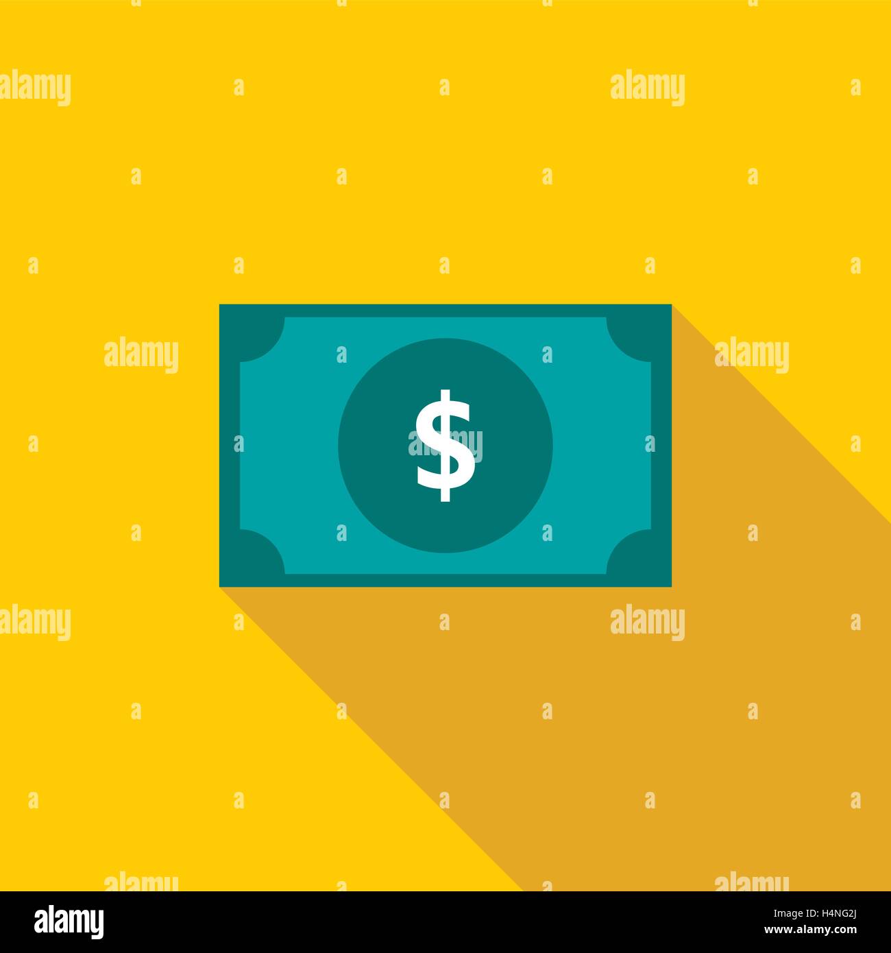 Dollar banknote icon, flat style Stock Vector Image & Art - Alamy
