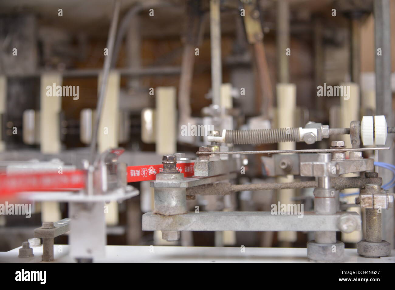 Spot Kiba Noddle Manufacturing Japan Stock Photo