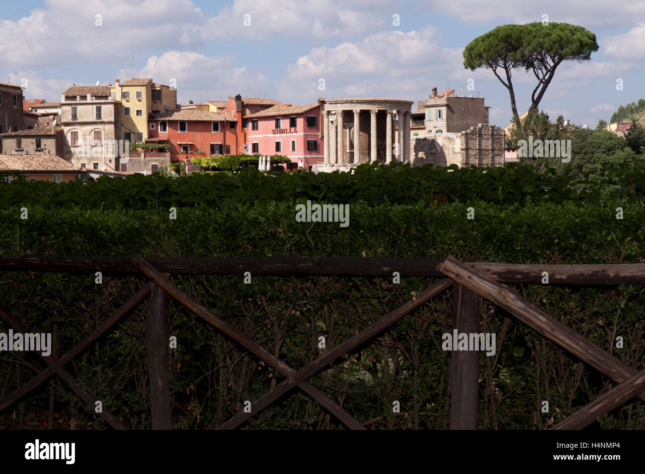 Parco Villa Gregoriana,Tivoli,Italy. Stock Photo