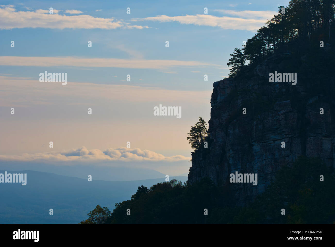 Big Pinnacle Pilot Mountain State Park. North Carolina Stock Photo Alamy