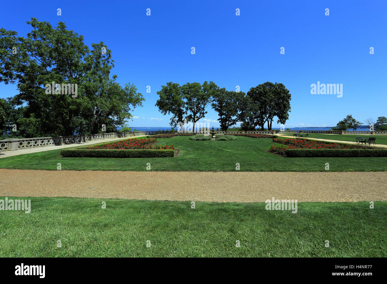 Rose garden Sands Point Preserve Long Island New York Stock Photo Alamy