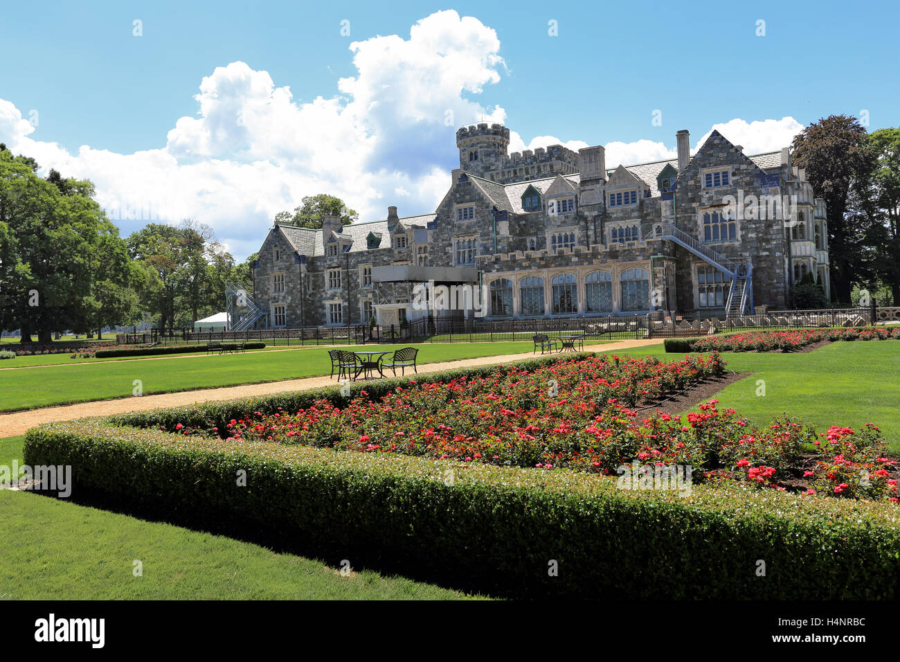 Rose garden Sands Point Preserve Long Island New York Stock Photo Alamy