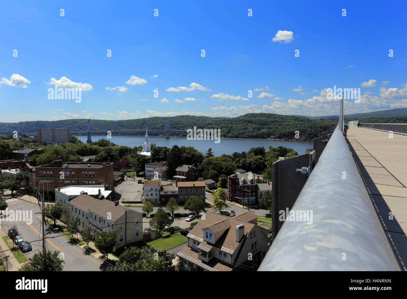 Walkway over the Hudson State park Bridge Poughkeepsie New York Stock