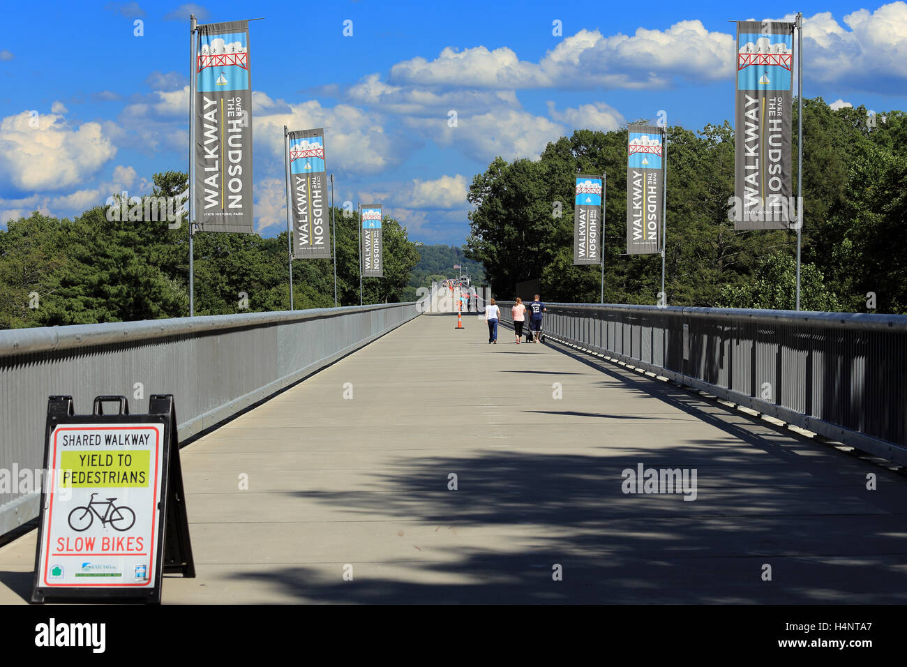 Walkway Over the Hudson State Park Poughkeepsie New York Stock Photo