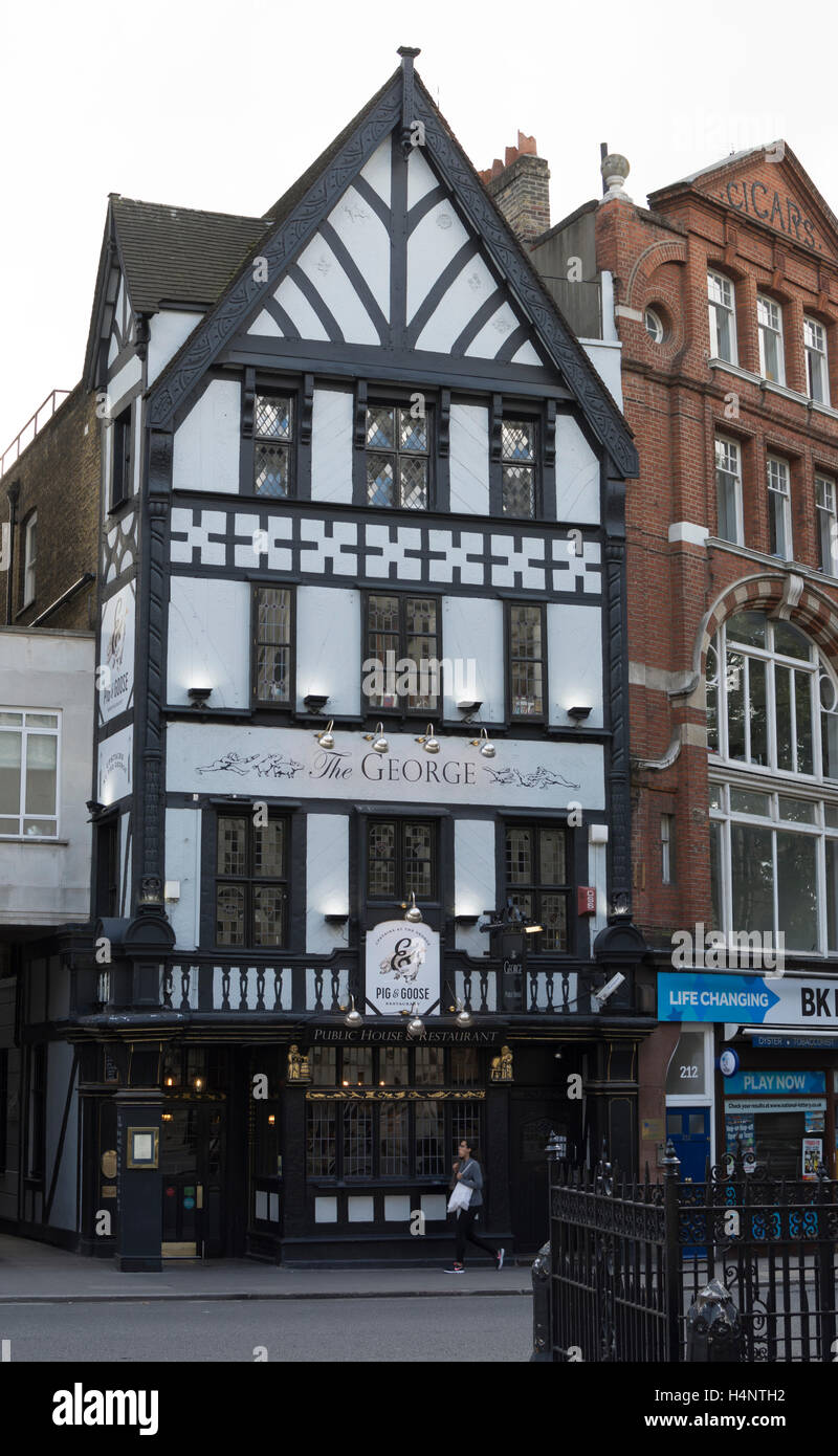 The George pub, The Strand, London, UK Stock Photo