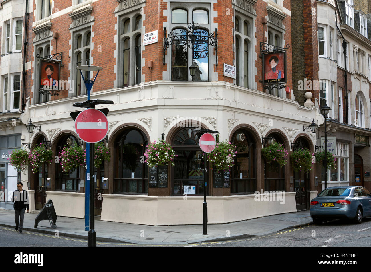 The George IV pub, Portsmouth Street, London, UK Stock Photo