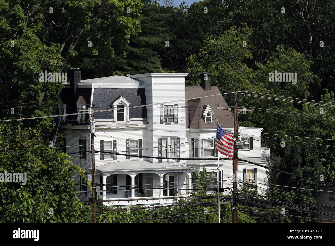 old victorian house Poughkeepsie New York Stock Photo Alamy
