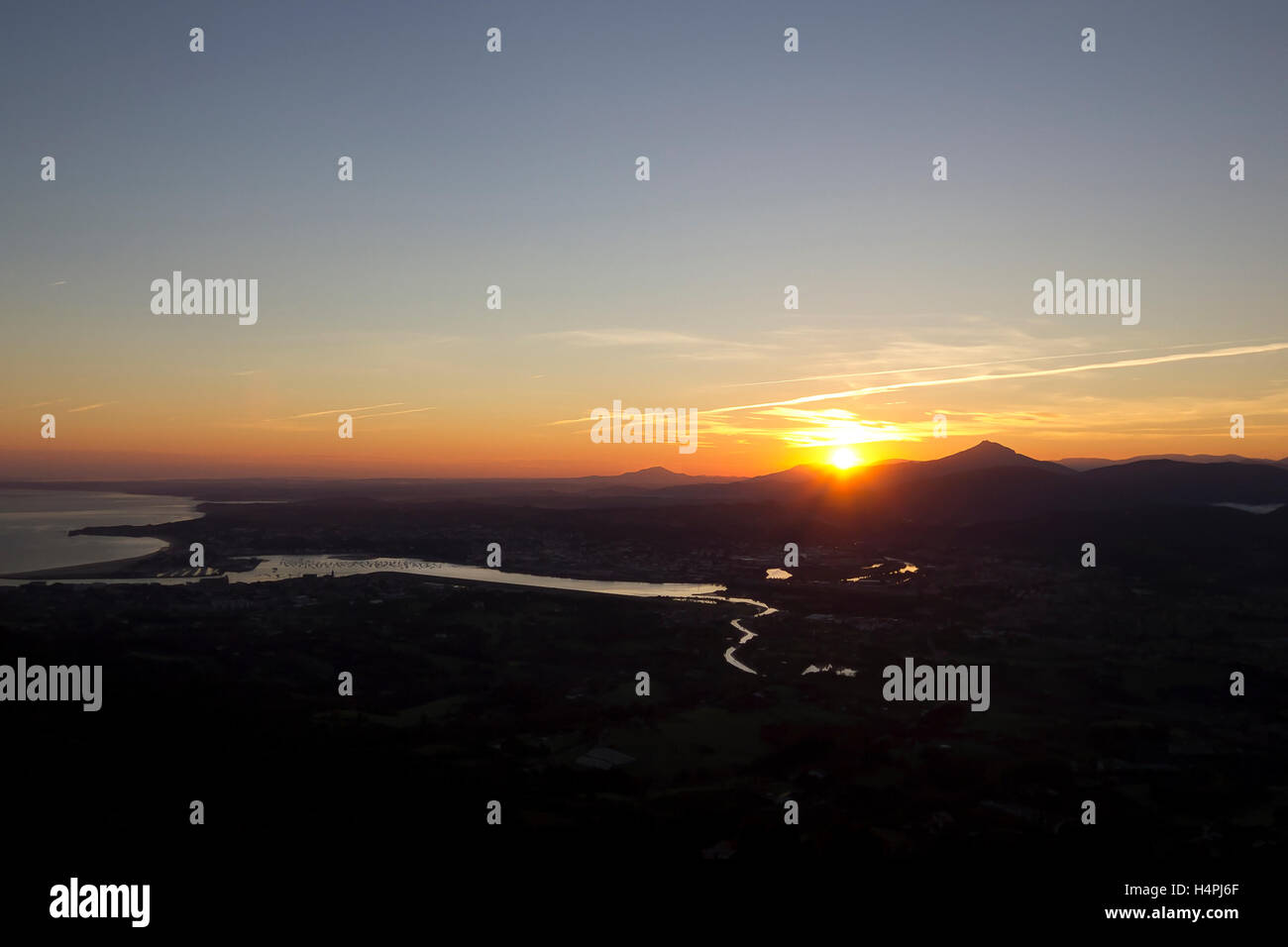 First light in the morning Stock Photo