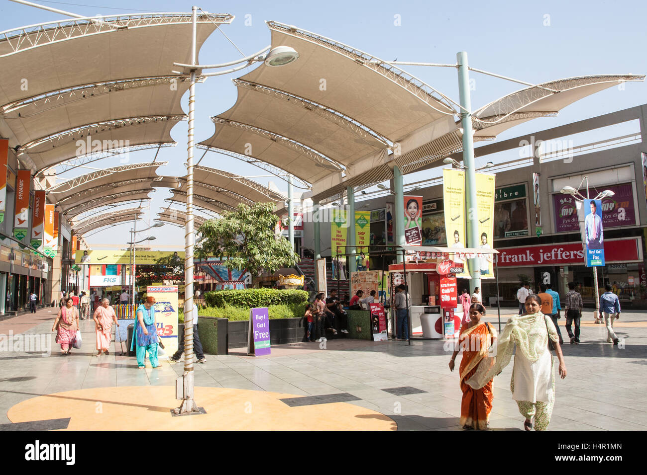 At Ahmedabad City Mall with shops including Big Bazaar shopping mall