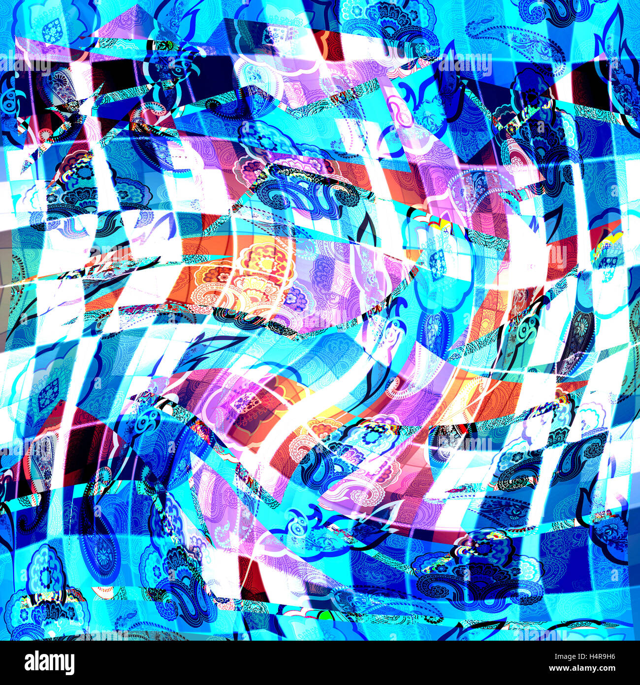 scarf print fabric