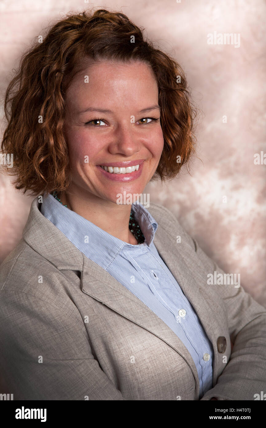 Casual business woman Stock Photo - Alamy