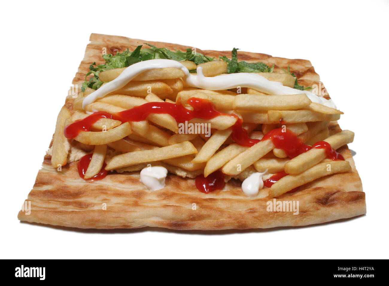 Chips Wrap / Chips dürüm Stock Photo Alamy