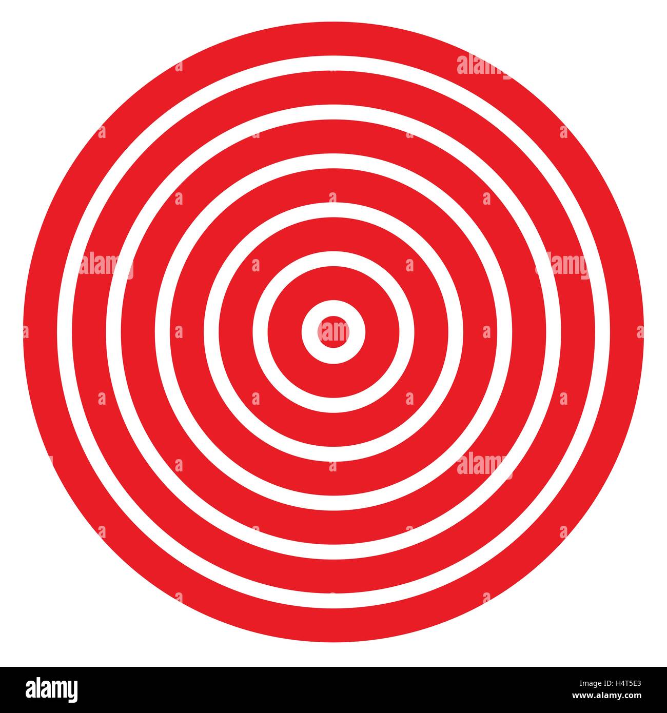 Simple easy to print target mark with bullseye Vector Image & Art - Alamy
