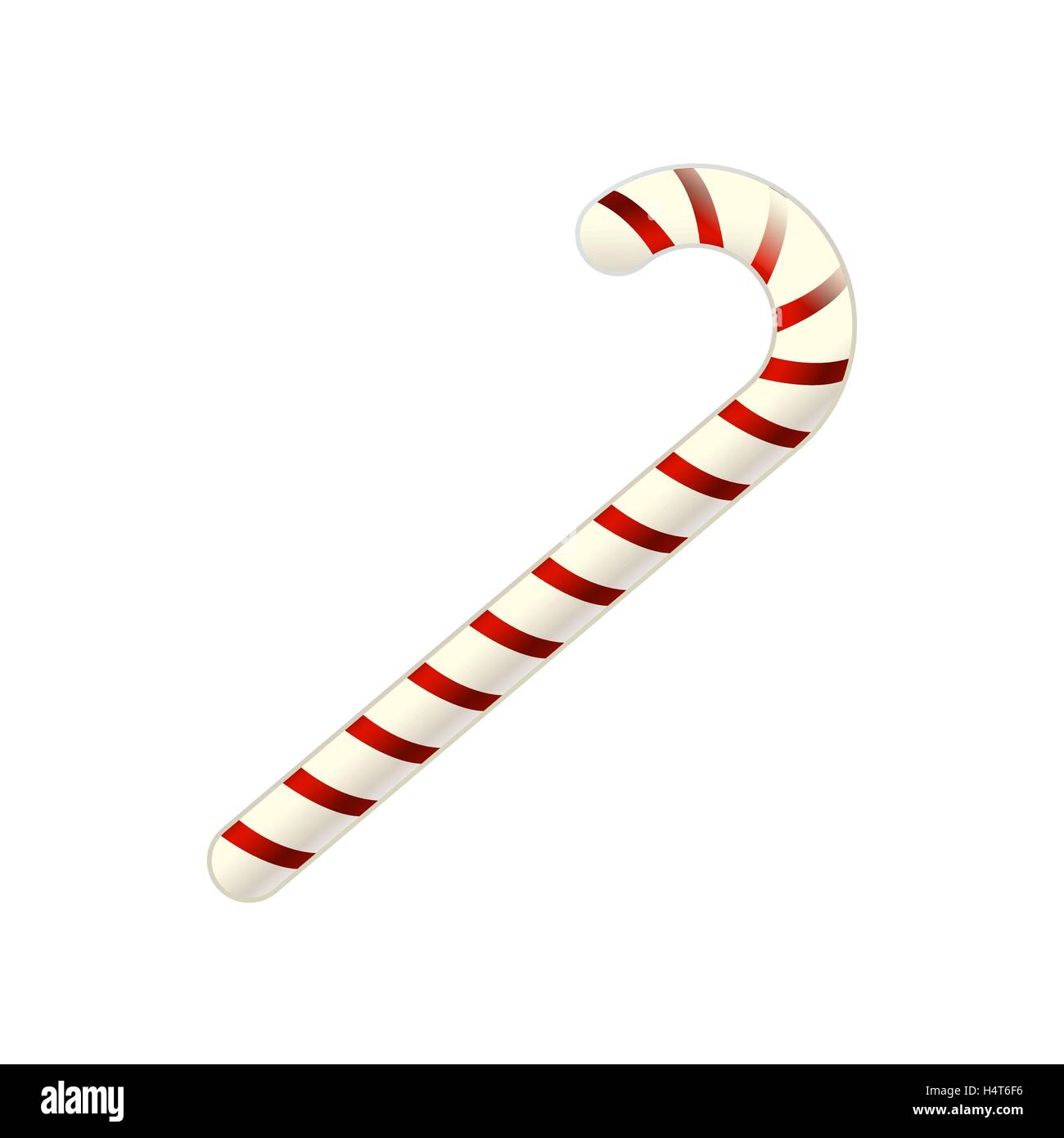 Candy cane isolated on white Stock Vector Image & Art - Alamy
