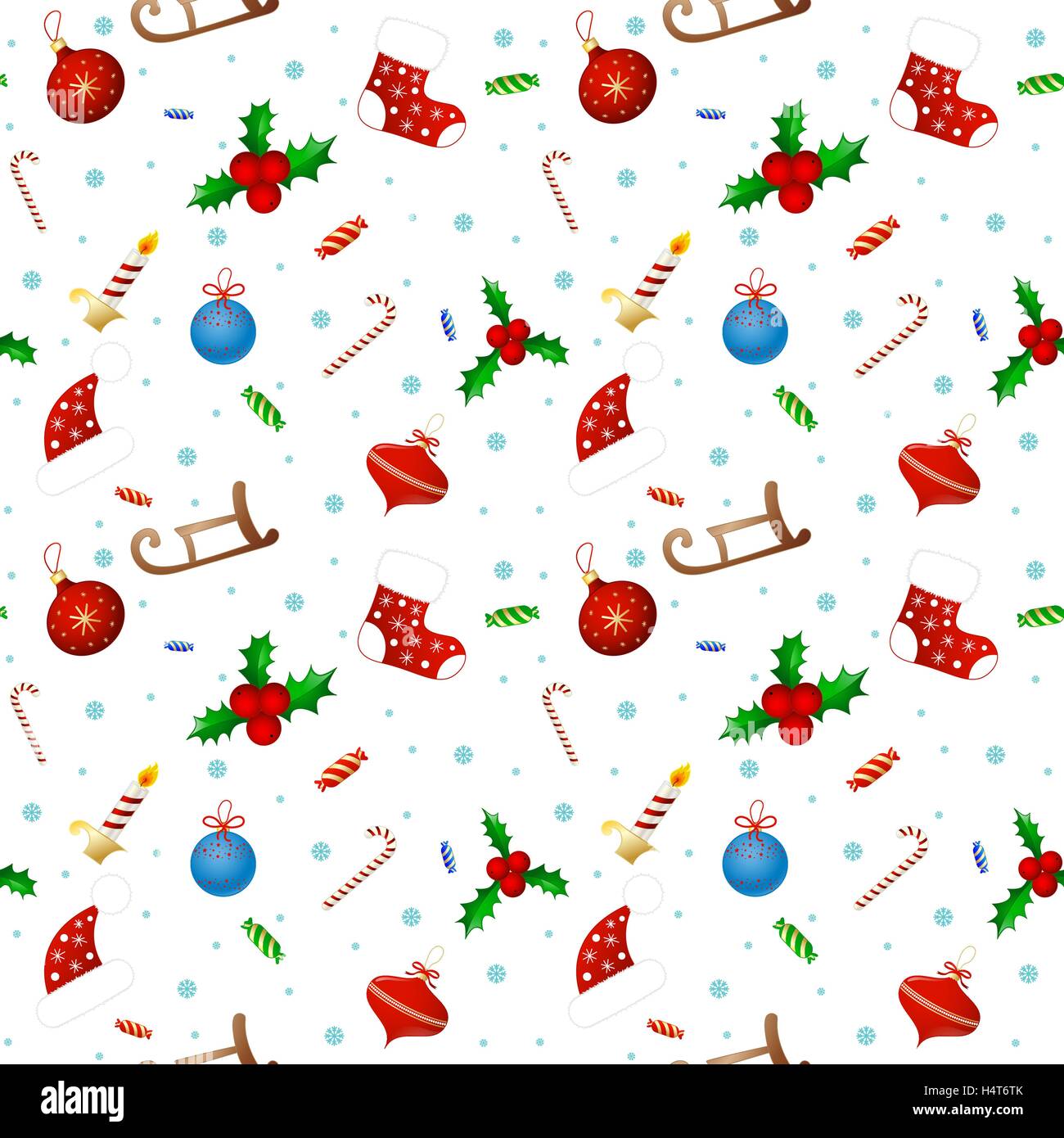 Seamless background pattern. Merry Christmas Stock Vector Image & Art ...