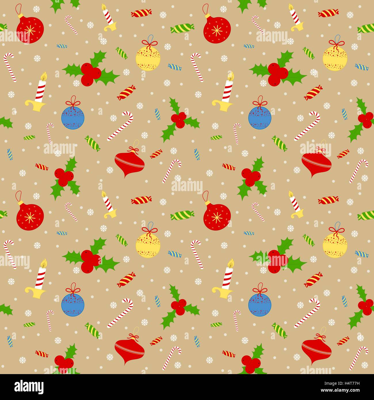 Seamless background pattern. Merry Christmas Stock Vector Image & Art ...