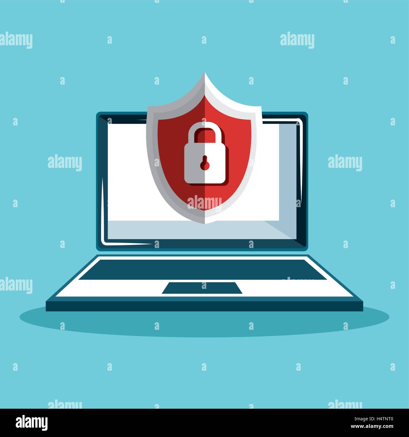internet security concept flat icons Stock Vector Image & Art - Alamy