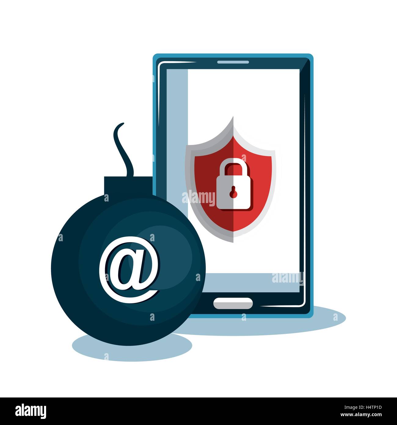 internet security concept flat icons Stock Vector Image & Art - Alamy