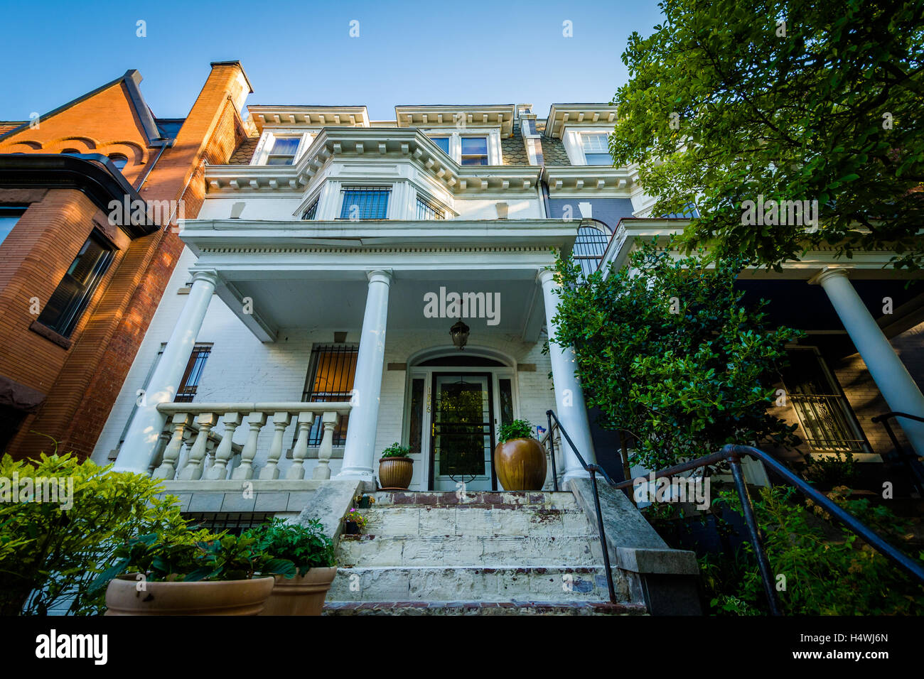 Houses near Adams in Washington, DC Stock Photo Alamy