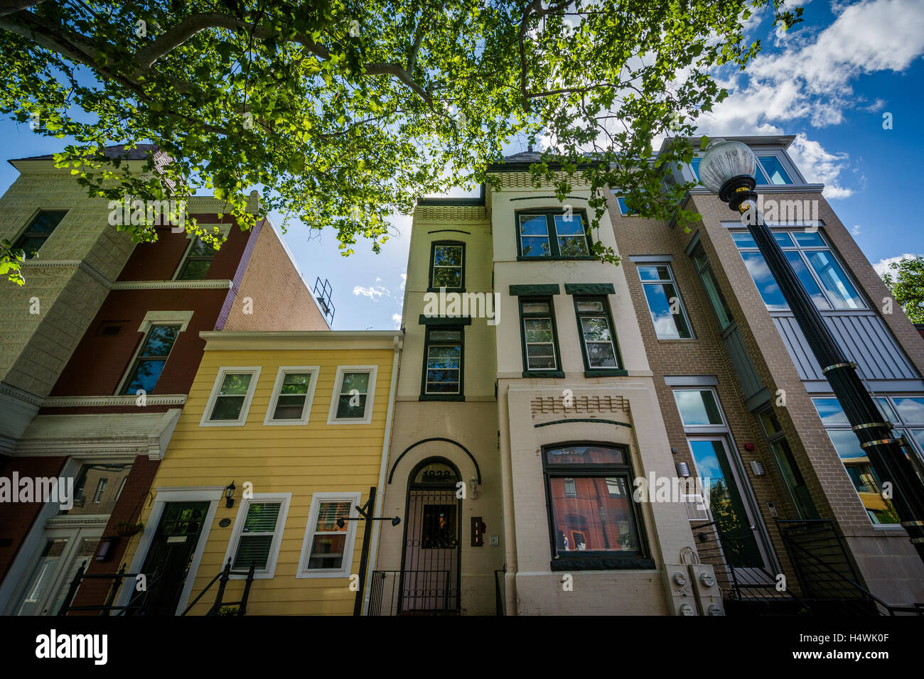 Houses near Dupont Circle, in Washington, DC Stock Photo Alamy
