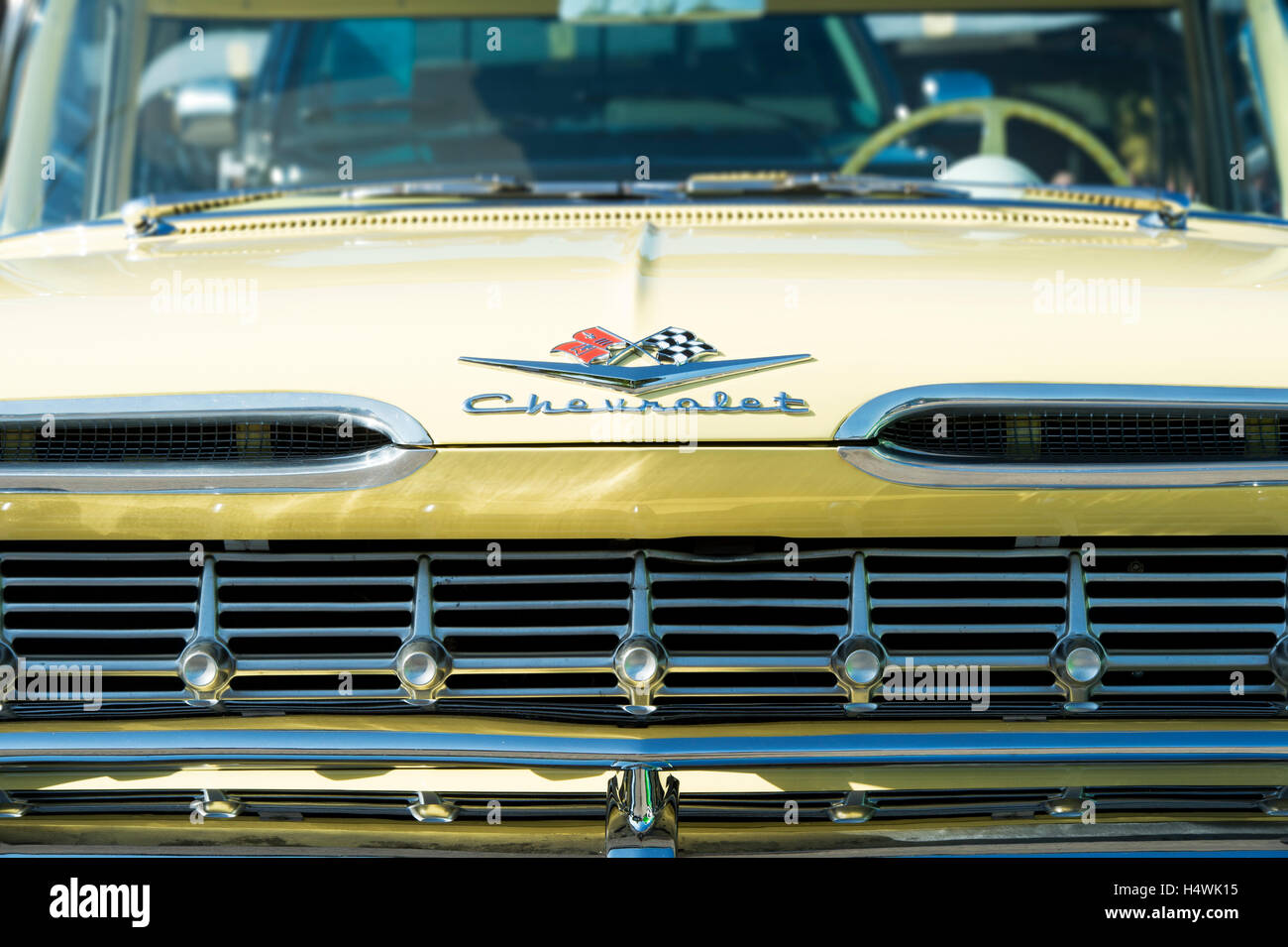 1959 Chevrolet El Camino. Classic American car. Abstract Stock Photo