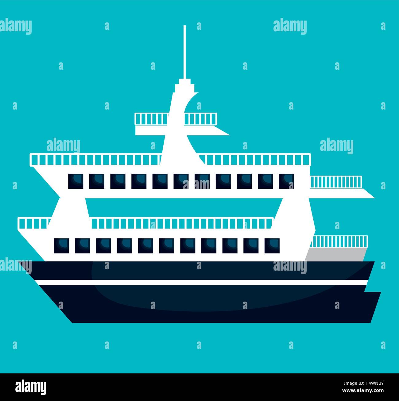 cruise ship isolated icon Stock Vector Image & Art - Alamy