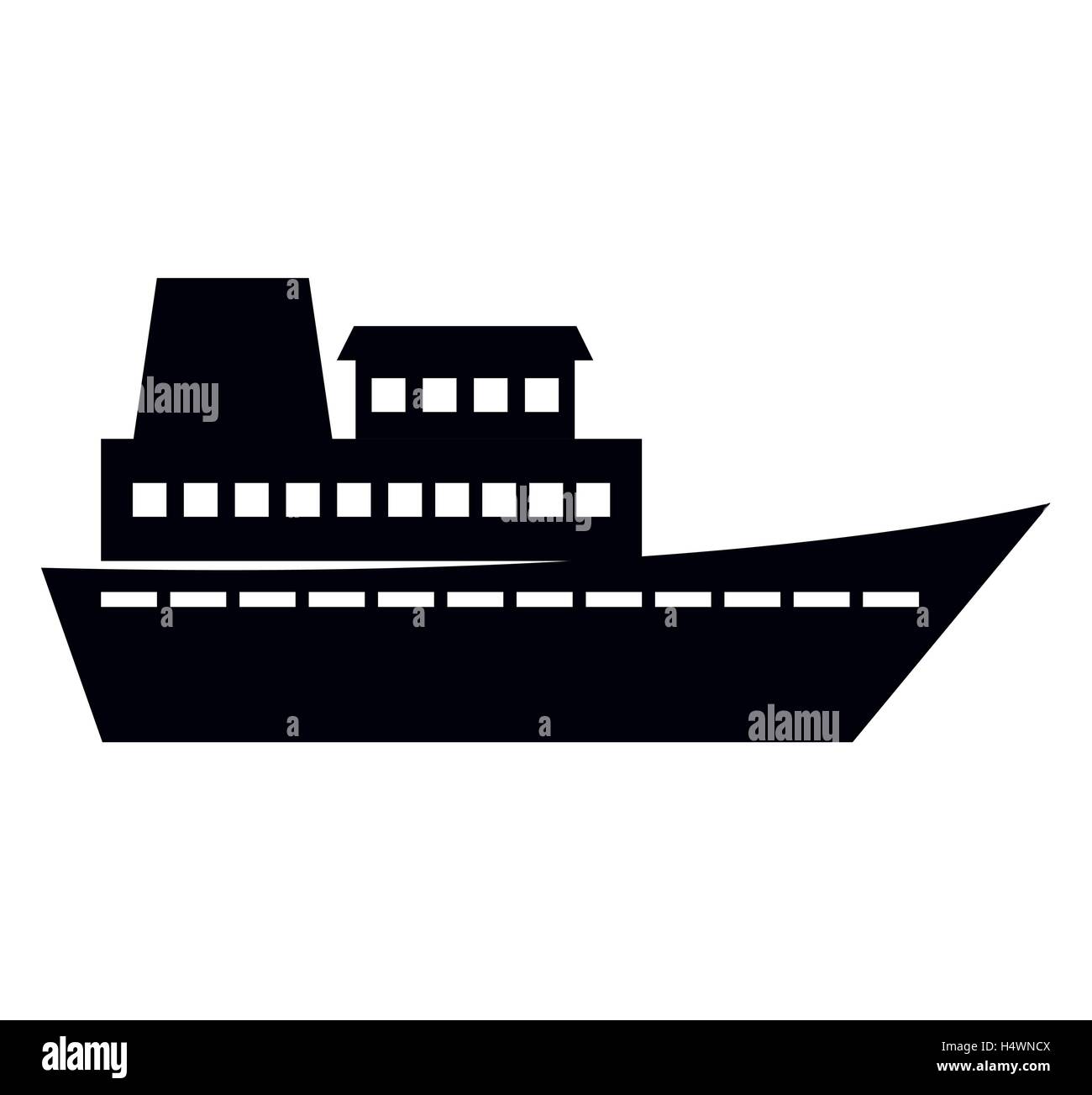 cruise ship isolated icon Stock Vector Image & Art - Alamy