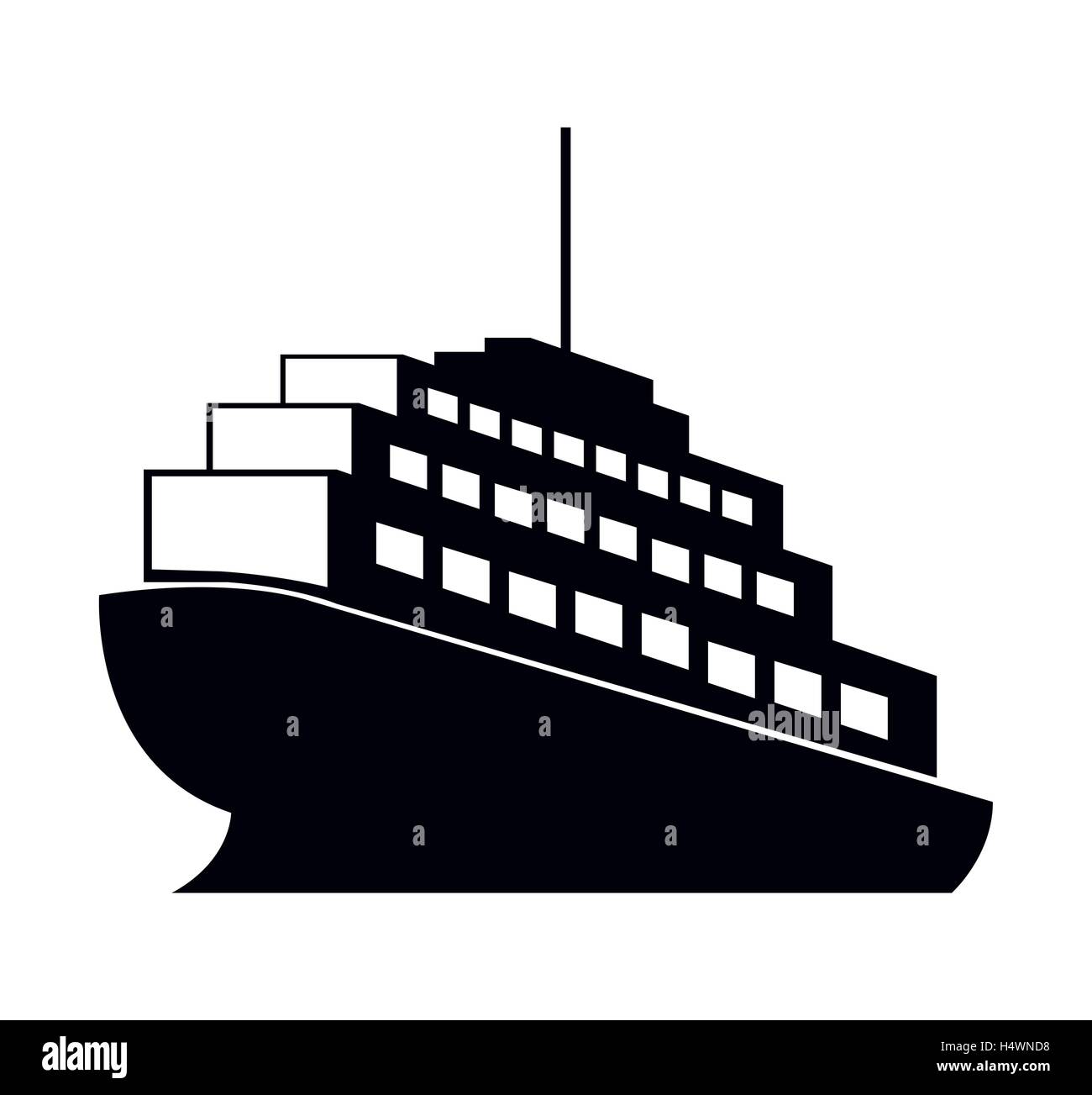 cruise ship isolated icon Stock Vector Image & Art - Alamy