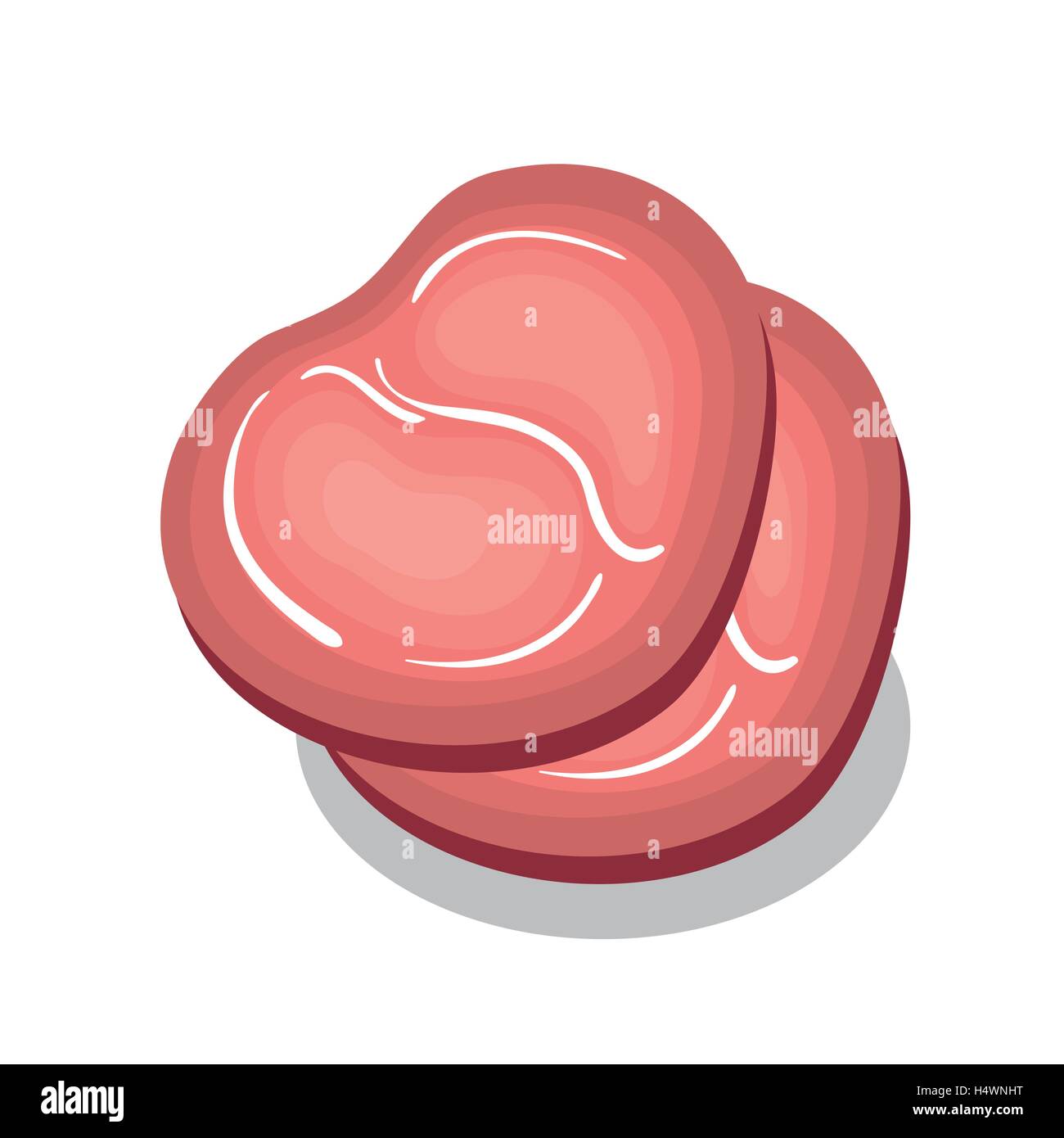 fresh meat isolated icon Stock Vector Image & Art - Alamy