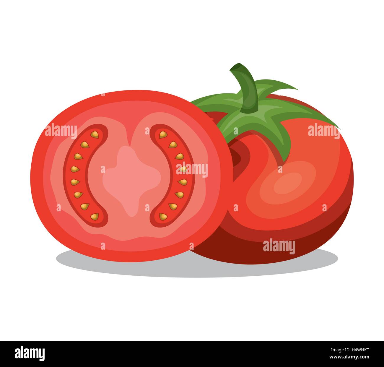 delicious vegetable tomato isolated icon Stock Vector Image & Art - Alamy