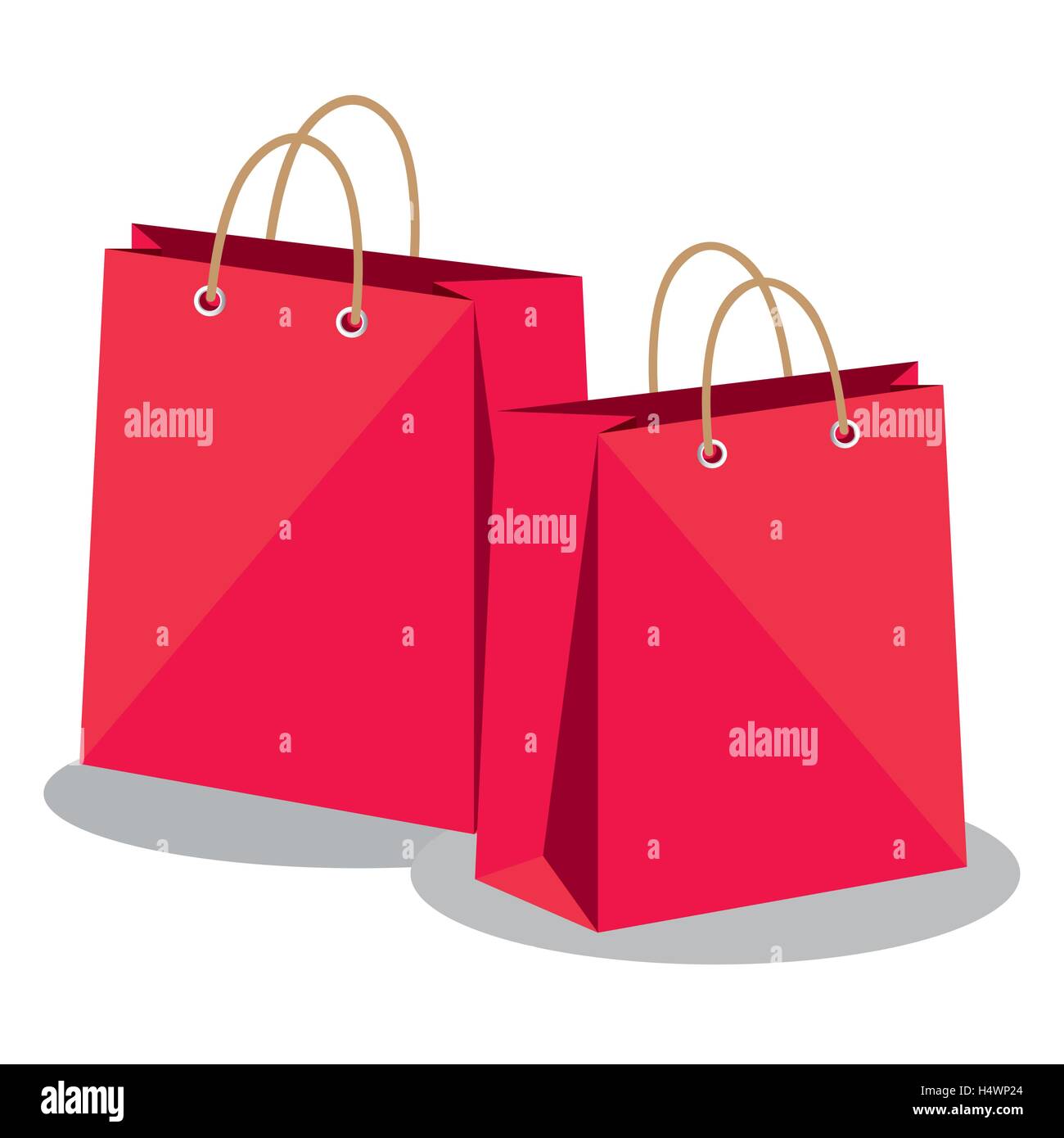 shopping bags market isolated icon Stock Vector Image & Art - Alamy