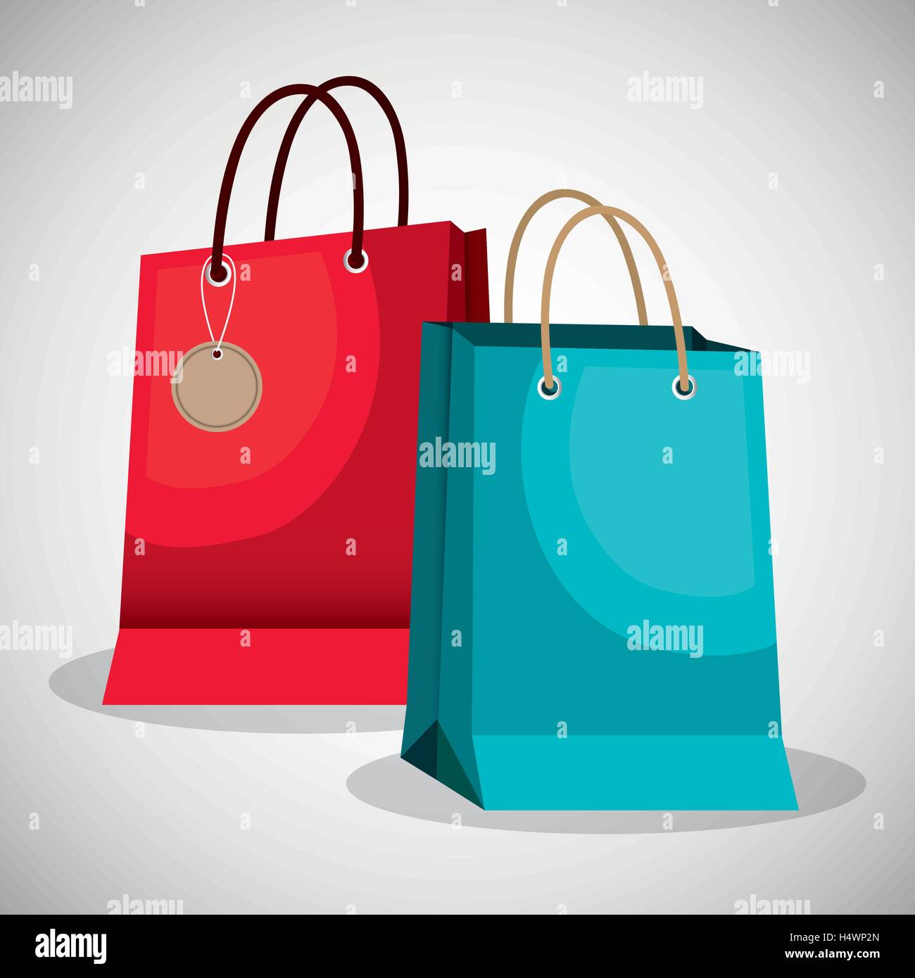 shopping bags market isolated icon Stock Vector Image & Art - Alamy