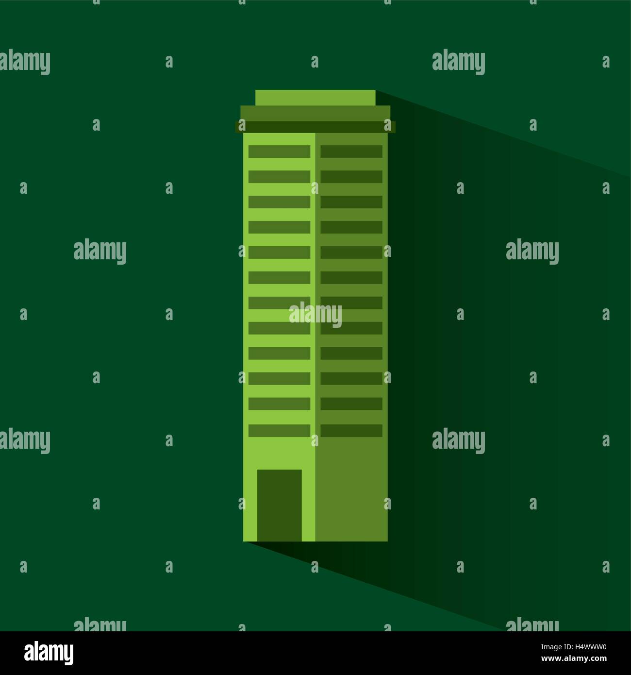 green building isolated icon Stock Vector Image & Art - Alamy