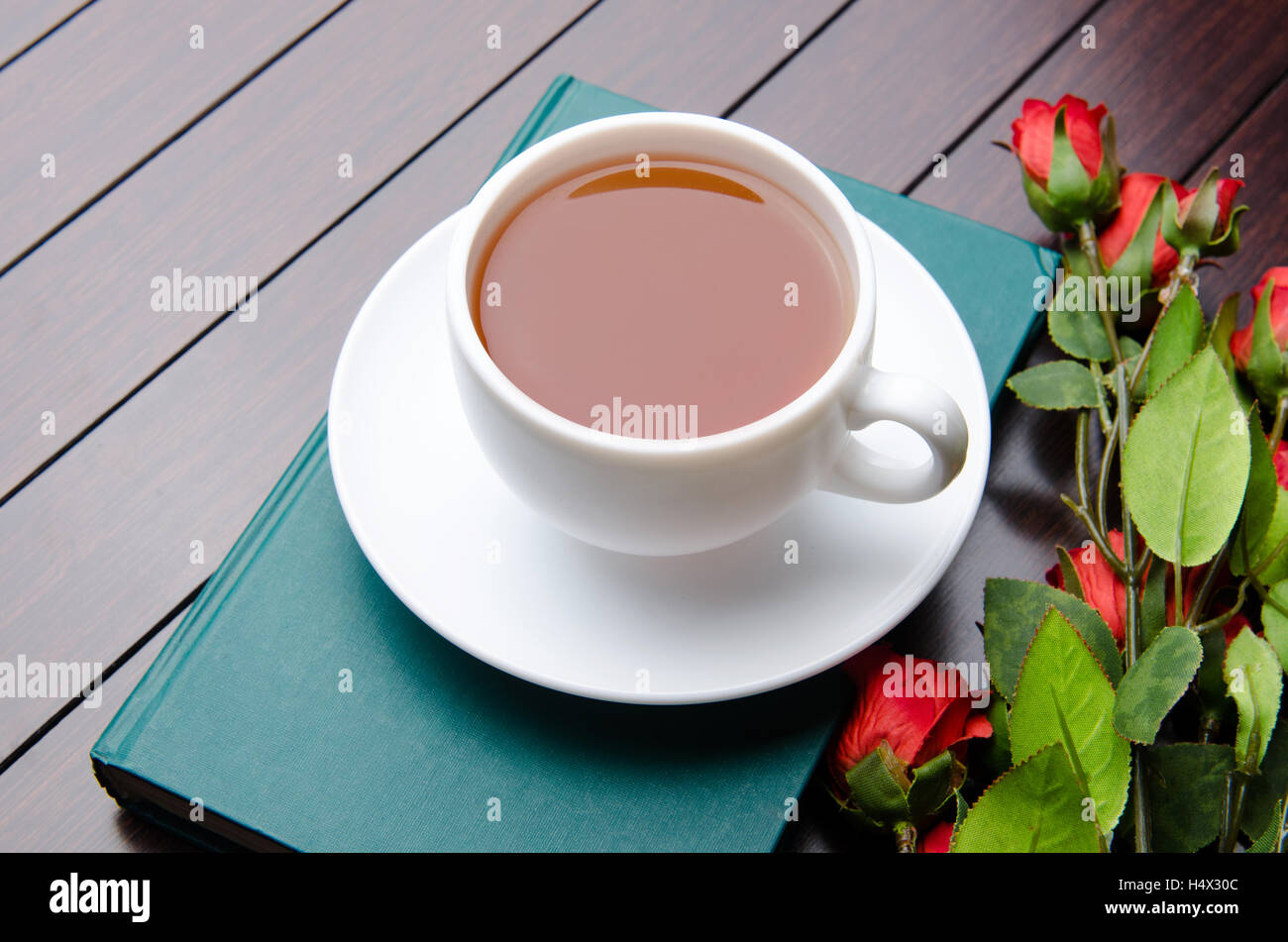Cup of tea in catering concept Stock Photo - Alamy
